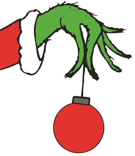Free Printable Grinch Hand Template